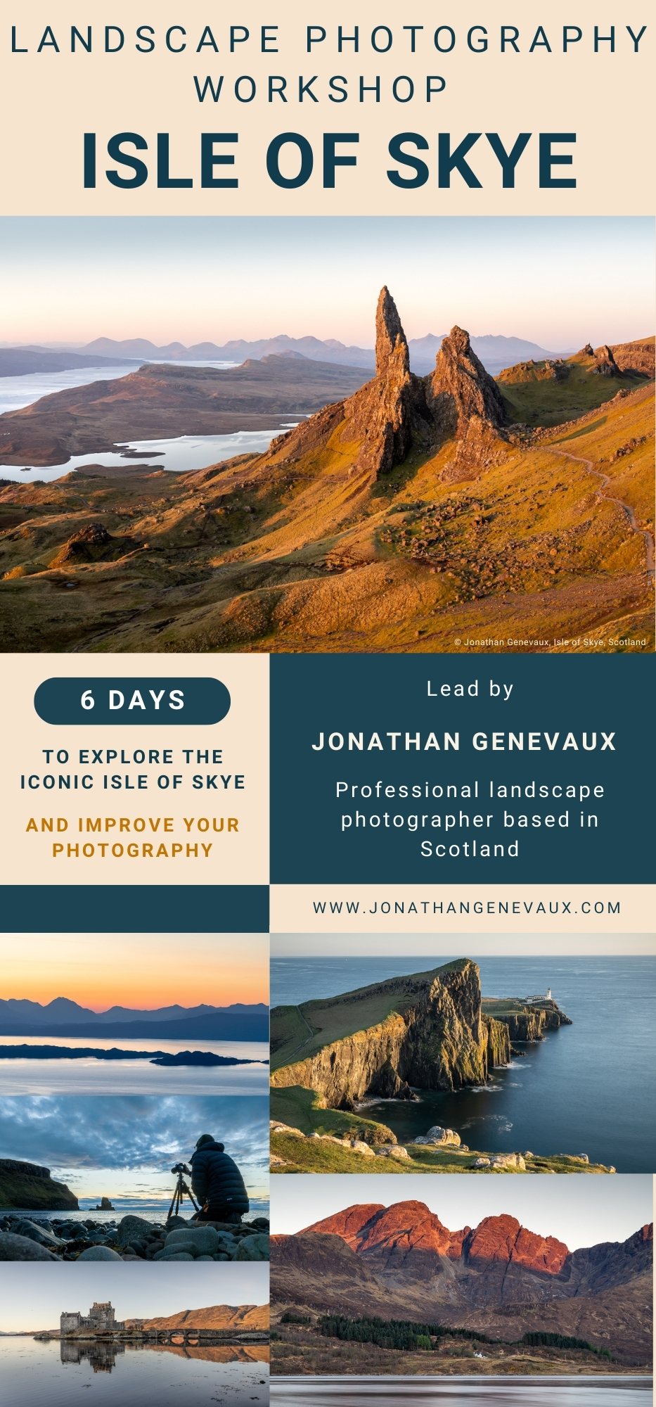 Landscape photography workshop on the Isle of Skye in Scotland