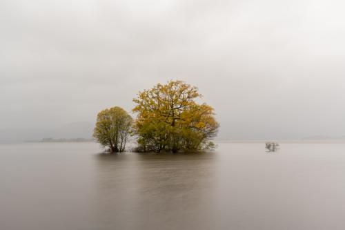Inondation sur le Loch Lomond